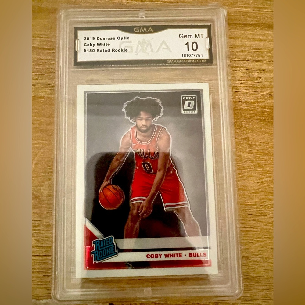 2019 donruss optic rated rookie coby white GMA Gem Mint 10